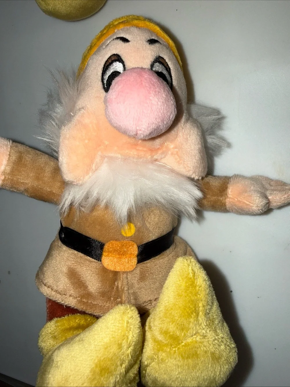 Seven Dwarfs Plush Lot of 3 -  Doc, Bashful, & Sneezy Walt Disney